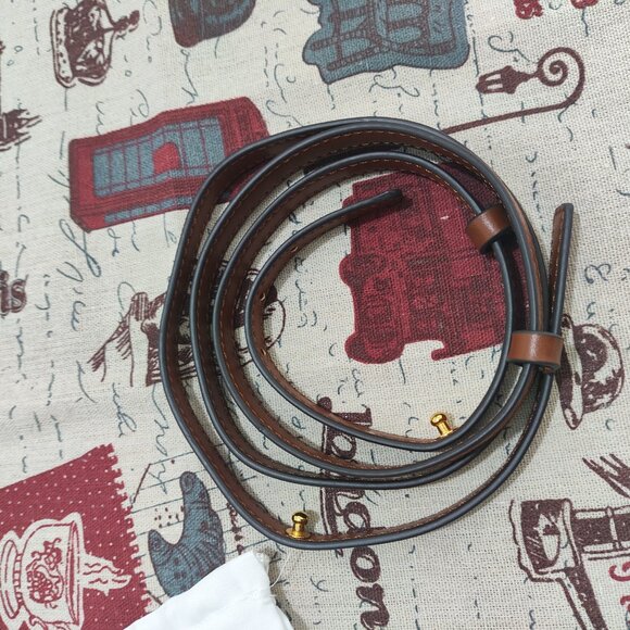 Marni Tropicalia Mini Tote Bag in Brown Leather & Woven Raffia - Picture 3 of 14